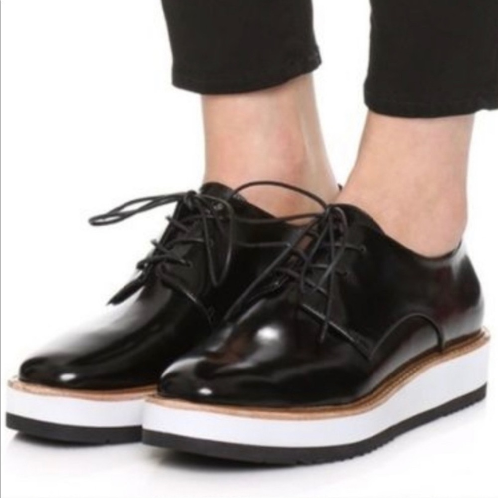 Vince platform oxfords